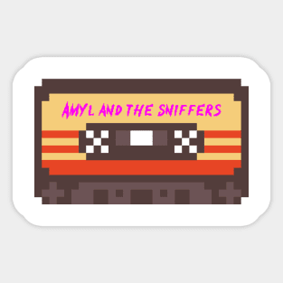 Amyl and the Sniffers 8bit cassette Sticker